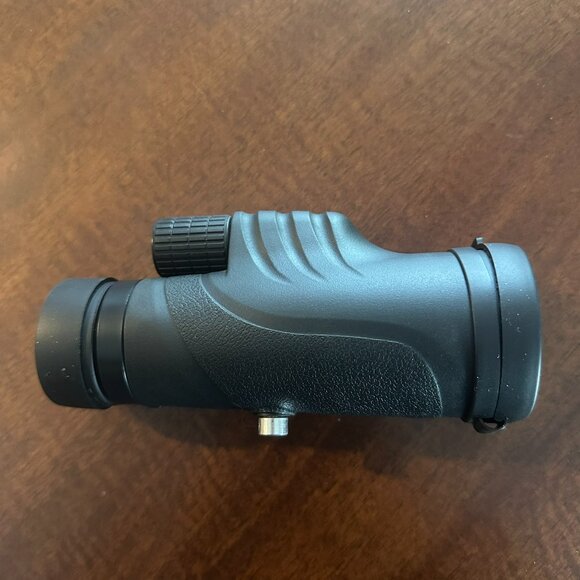 Black OLIMT 10x42 Handheld Portable Monocular Telescope with Case - Picture 5 of 12